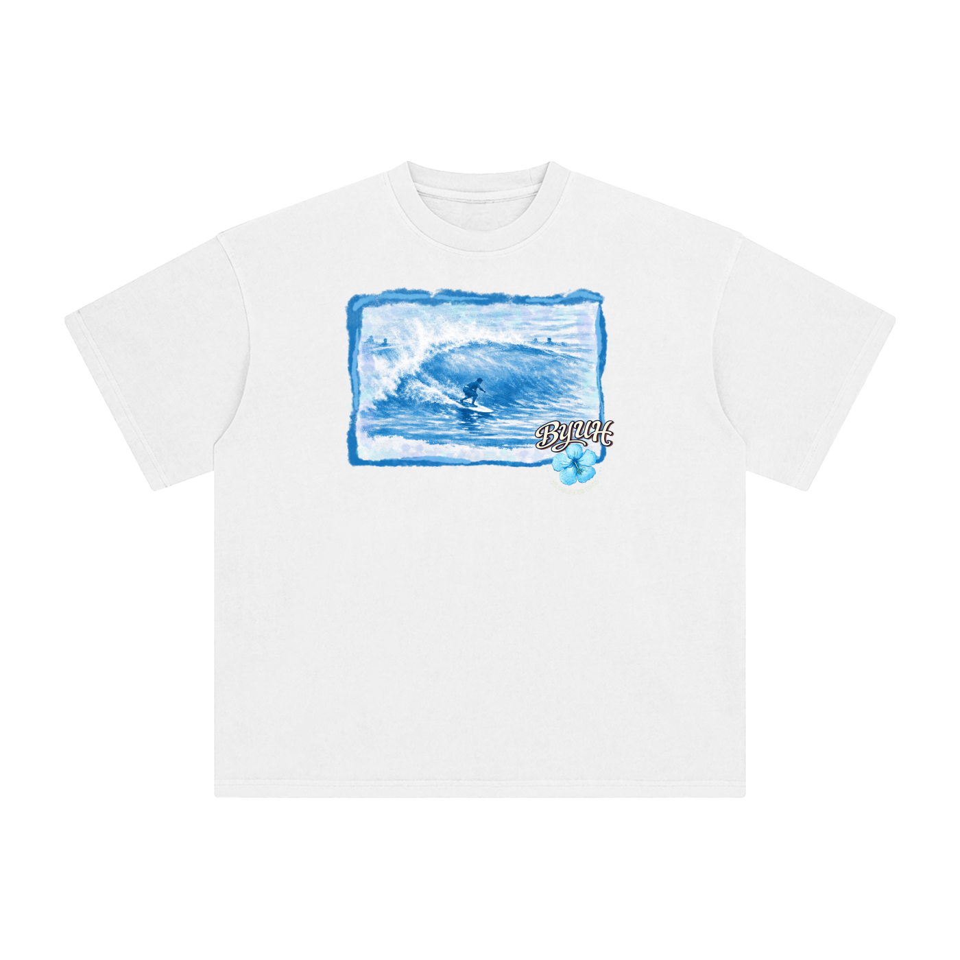 BYU Hawaii | Wave Flower Tee