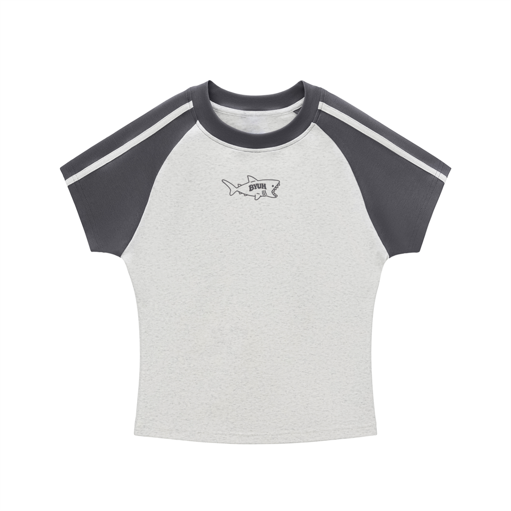 BYU Hawaii | Shark Striped Tee